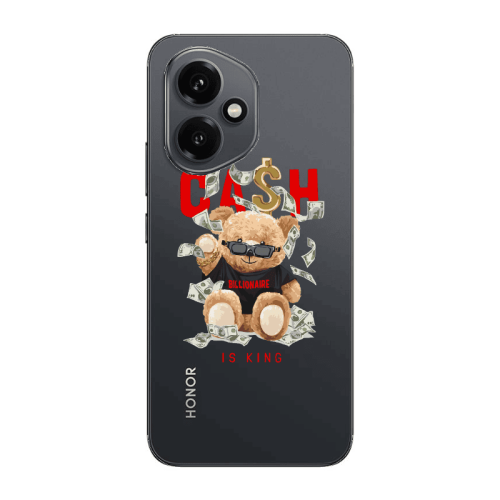 Honor Magic 400 Cash is king Transparent Silicone TPU Θήκη